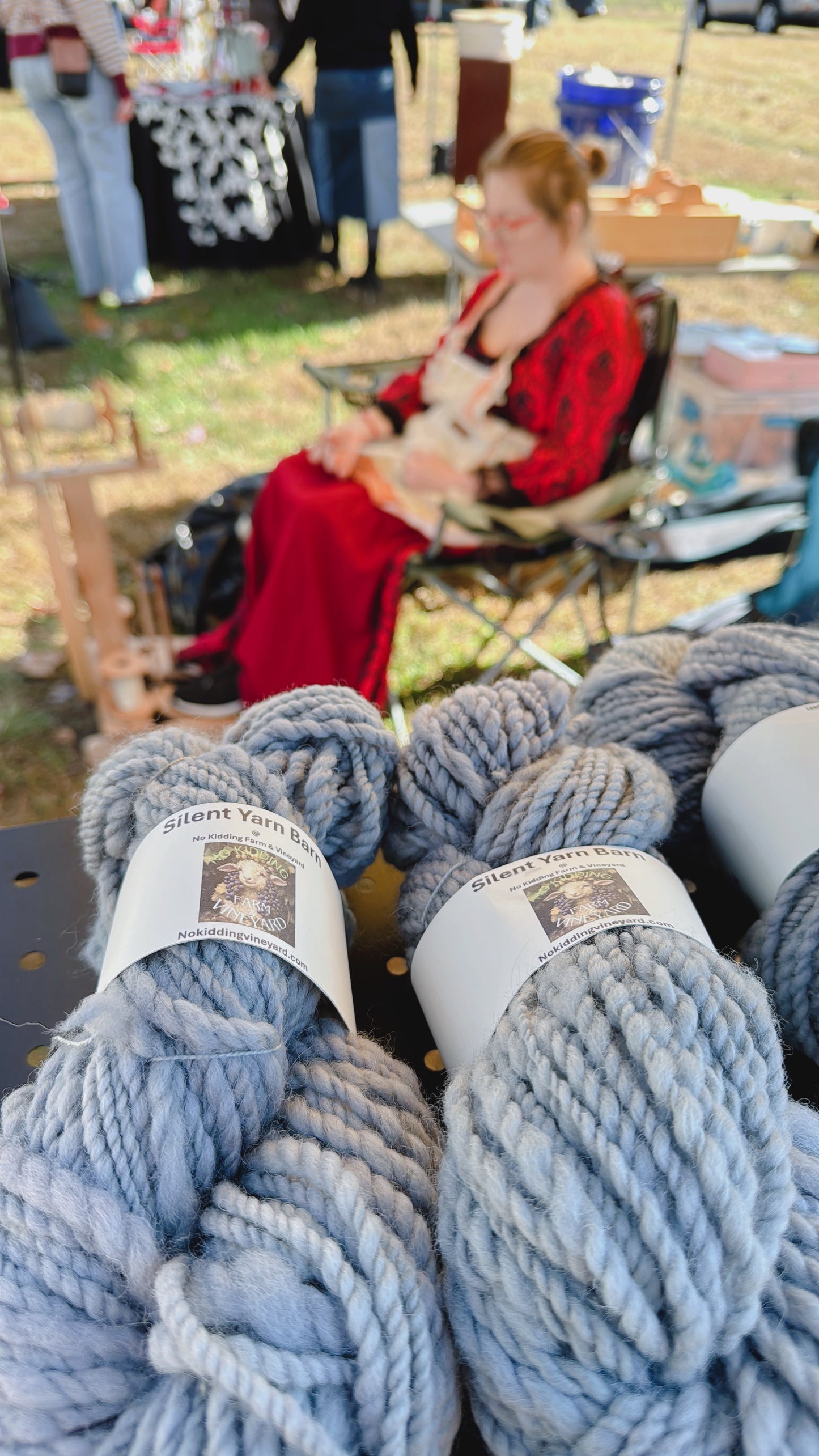 Gray Indigo | Hand-Spun Wool