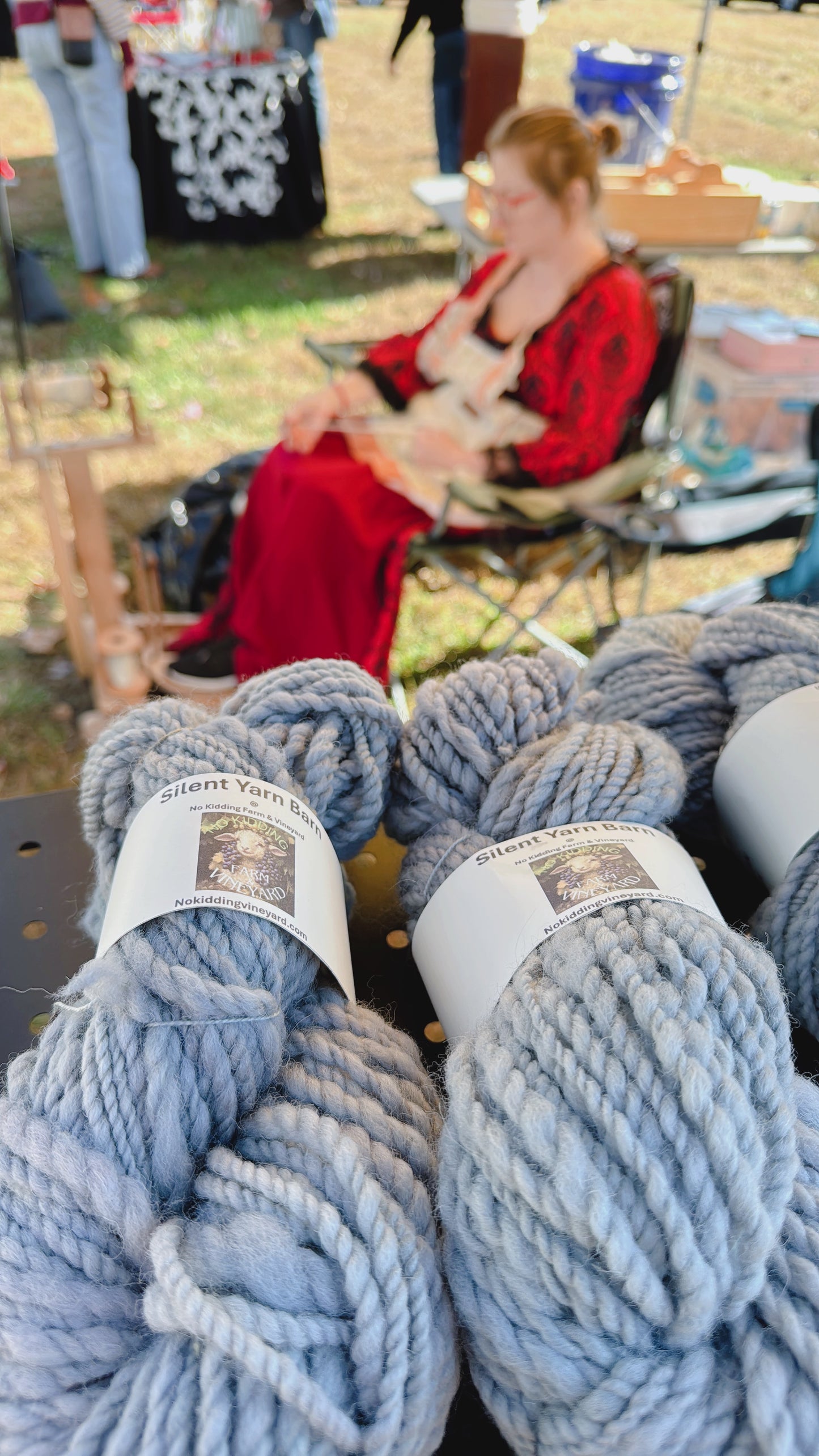 Gray Indigo | Hand-Spun Wool