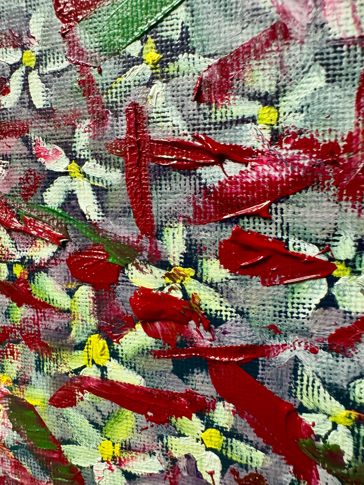 "Summer Phlox" – Original 8x8 Textured Floral Oil Painting | Katya Montes Art