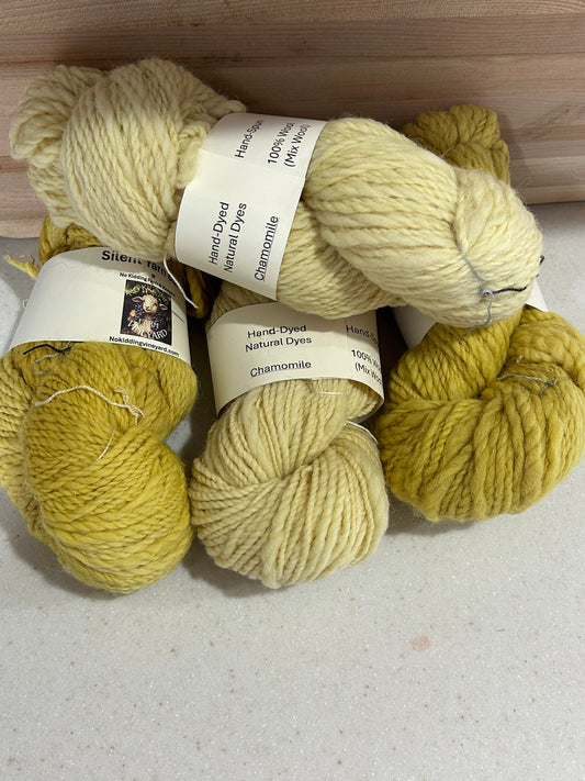 Sunny Chamomile | Hand-Spun Wool