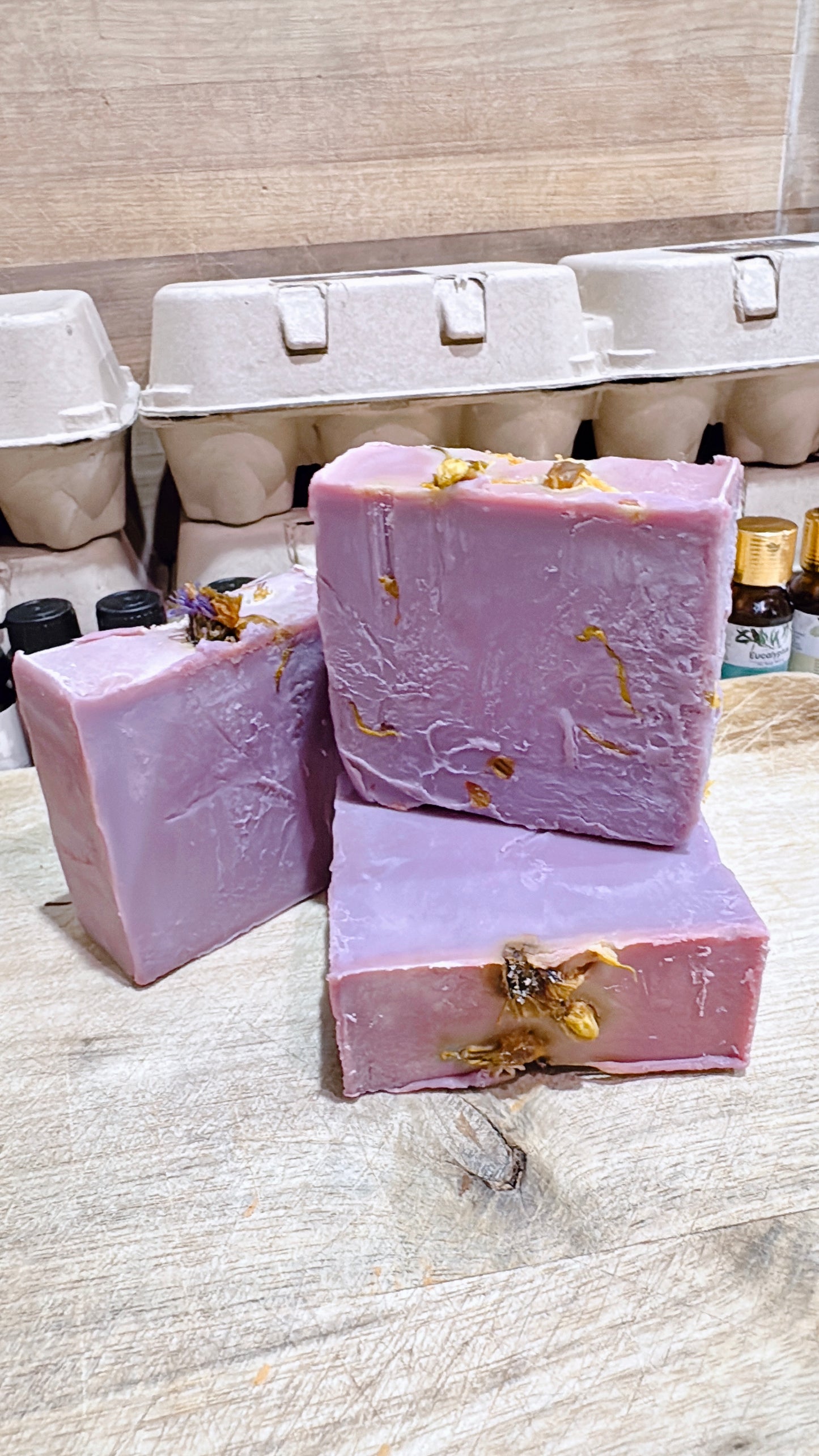 Handmade Coconut Oil Base Body Soap Infused with Therapy Grade Cedarwood Essential Oil