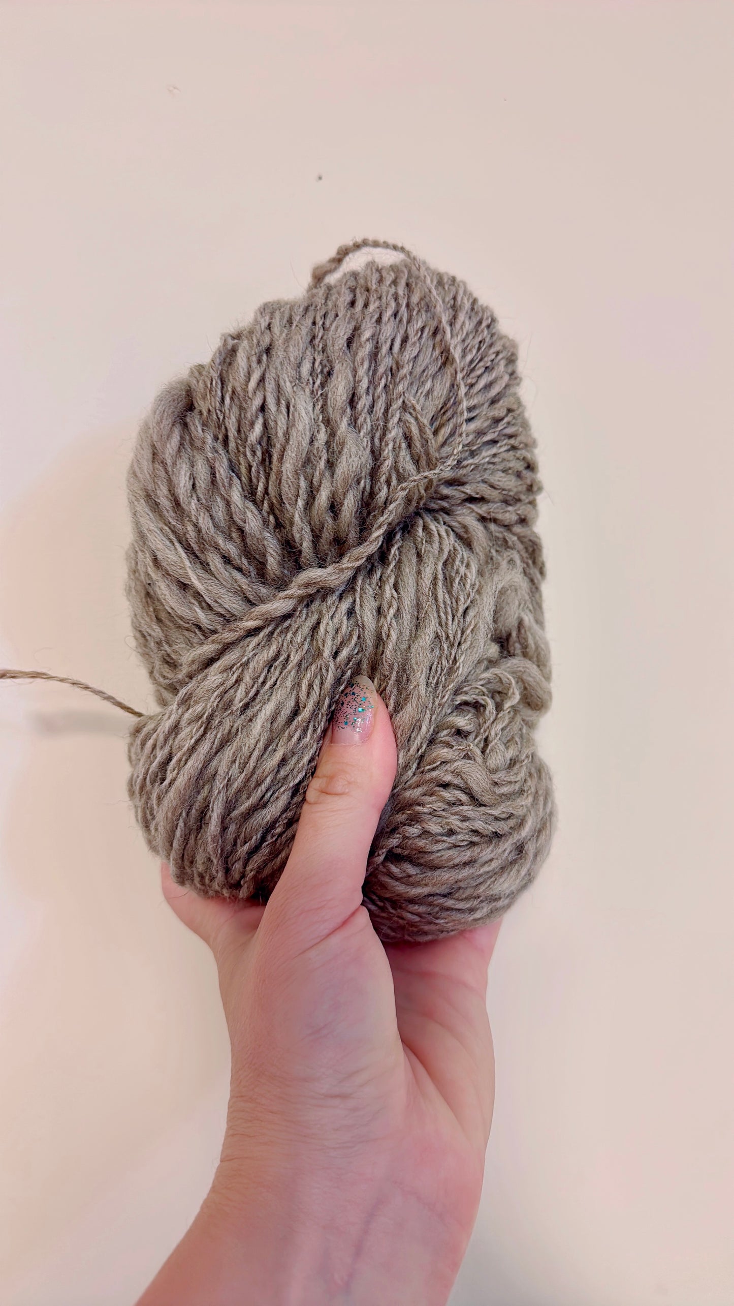 Hand-Spun All Natural, Undyed Corriedale Sheep 100% Wool Yarn