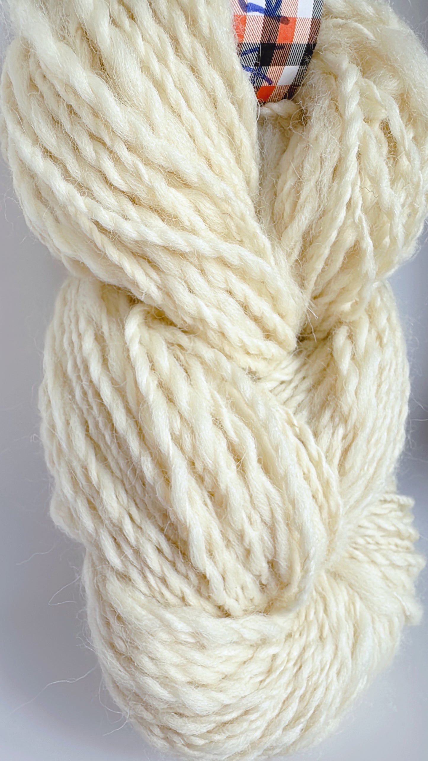 Hand-Spun 100% Natural Undyed Sheep Wool Yarn