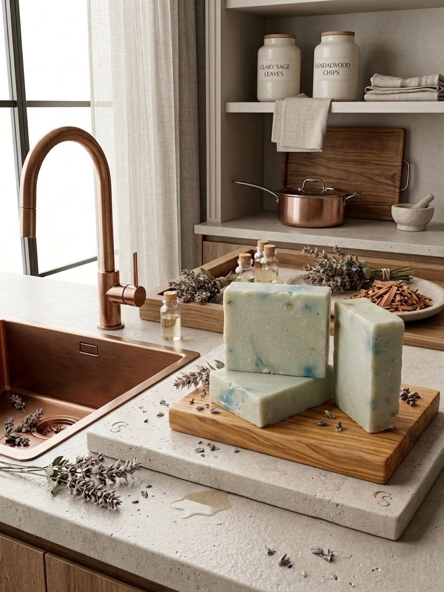 Clary Sage & Sandalwood | Goat Milk Soap