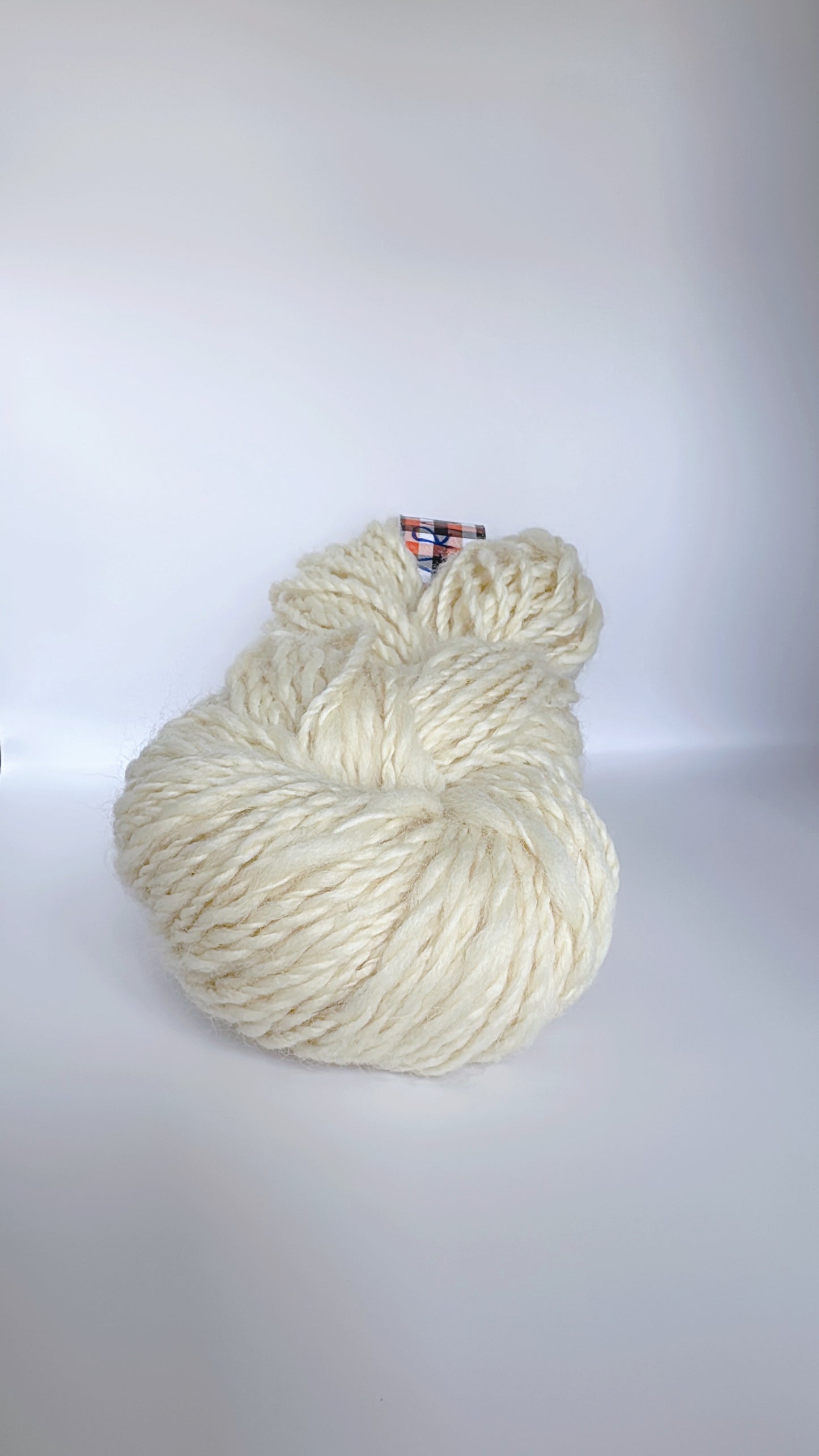 Hand-Spun 100% Natural Undyed Sheep Wool Yarn