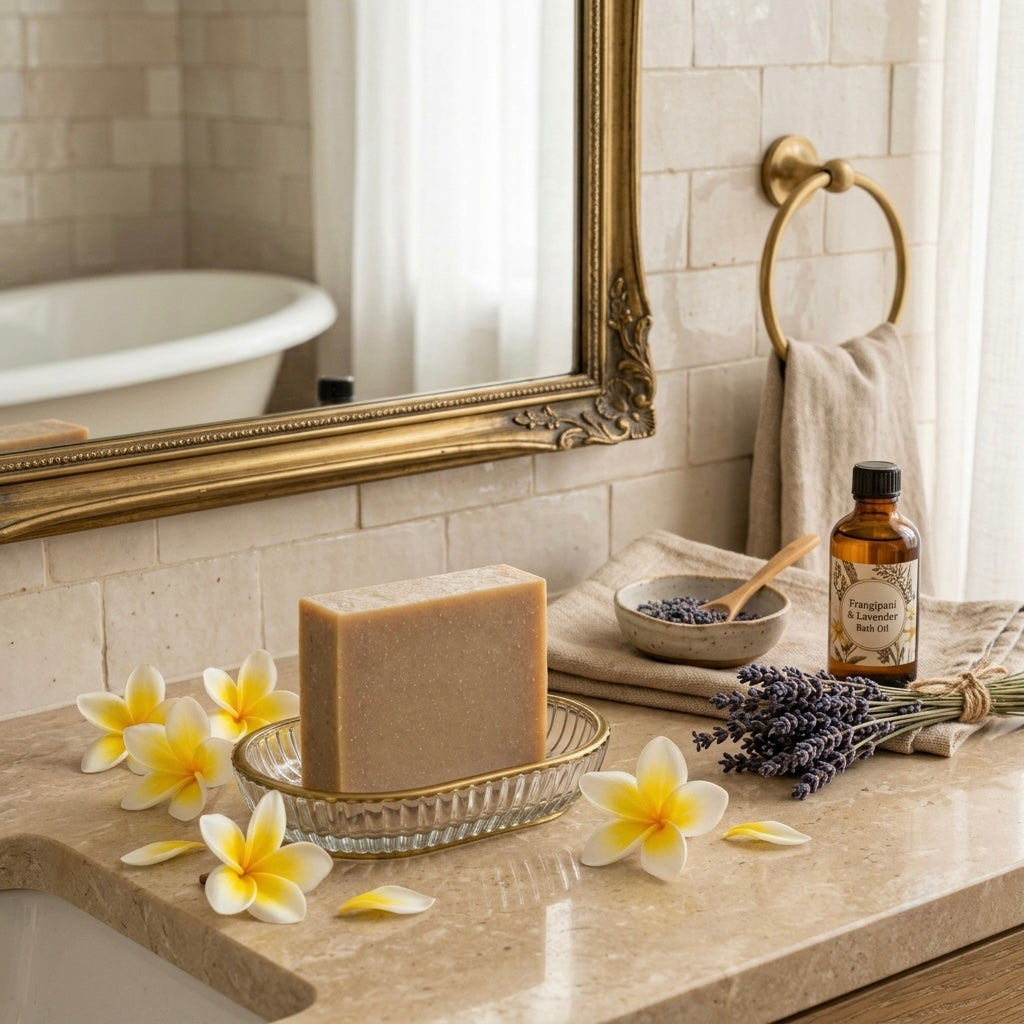 Plumeria Scented Goat Milk Soap