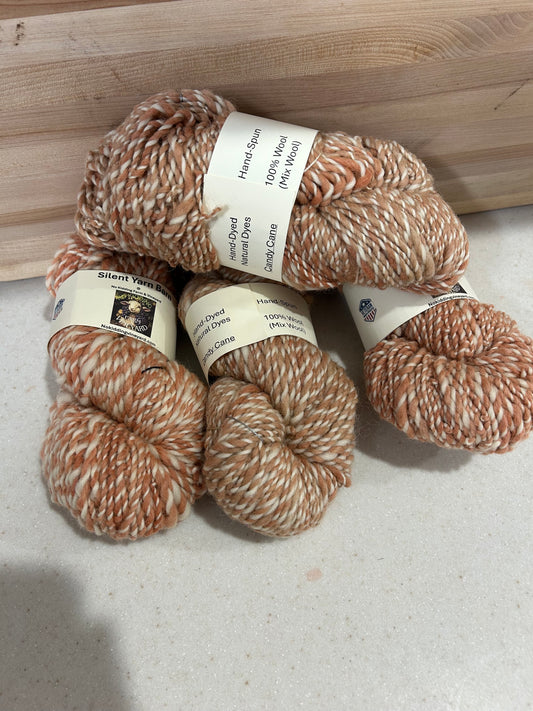 Candy Cane | Hand-Spun Wool