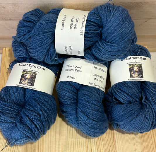 Deep Indigo | Hand-Spun Merino Wool