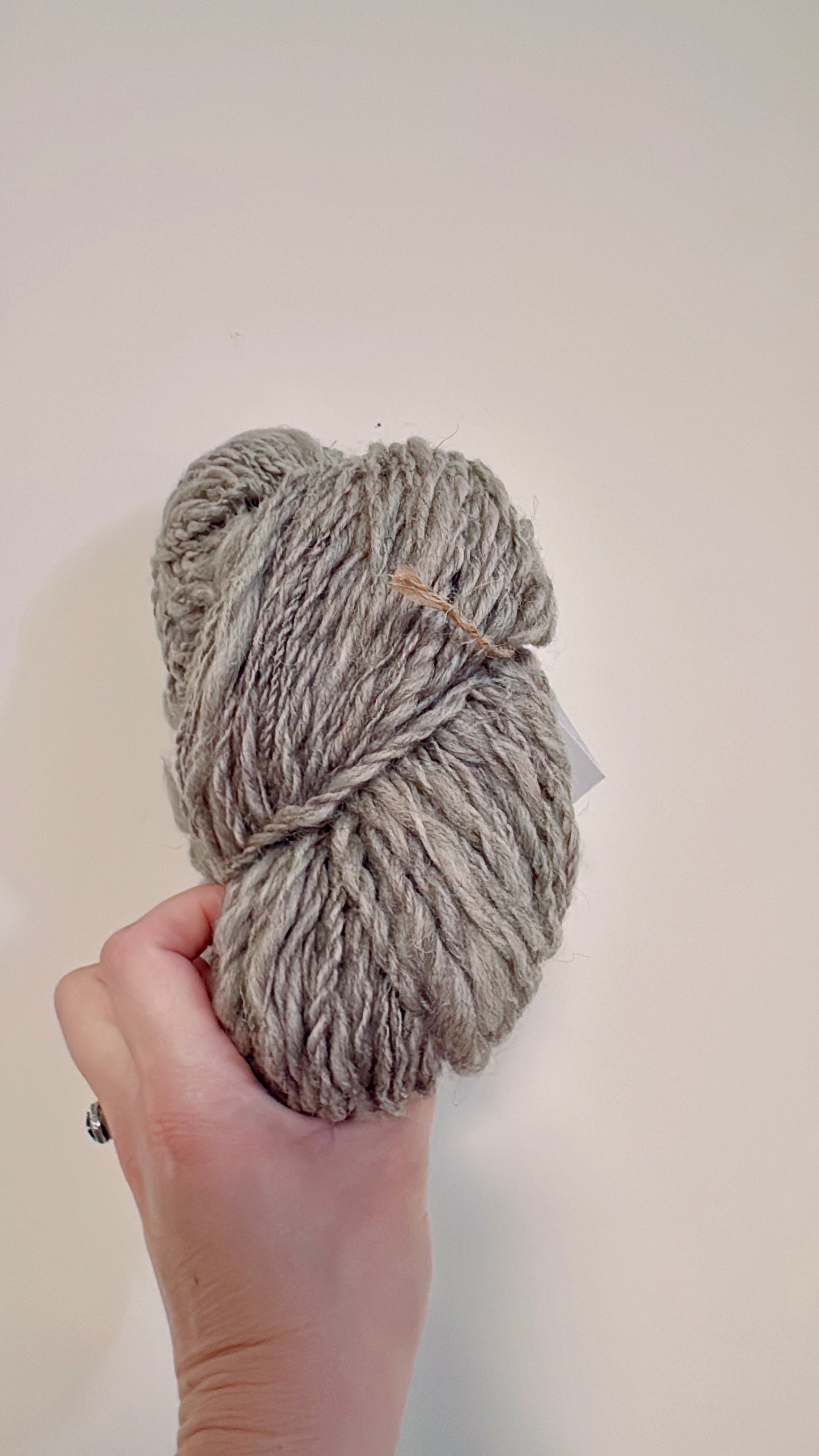 Hand-Spun All Natural, Undyed Corriedale Sheep 100% Wool Yarn