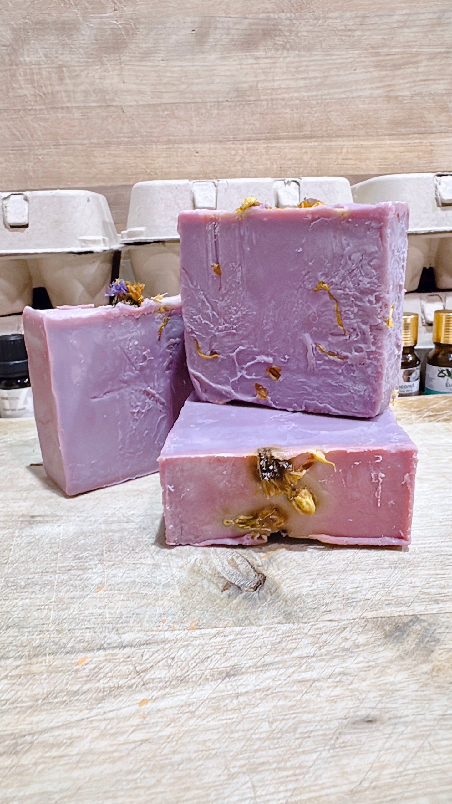 Handmade Coconut Oil Base Body Soap Infused with Therapy Grade Cedarwood Essential Oil
