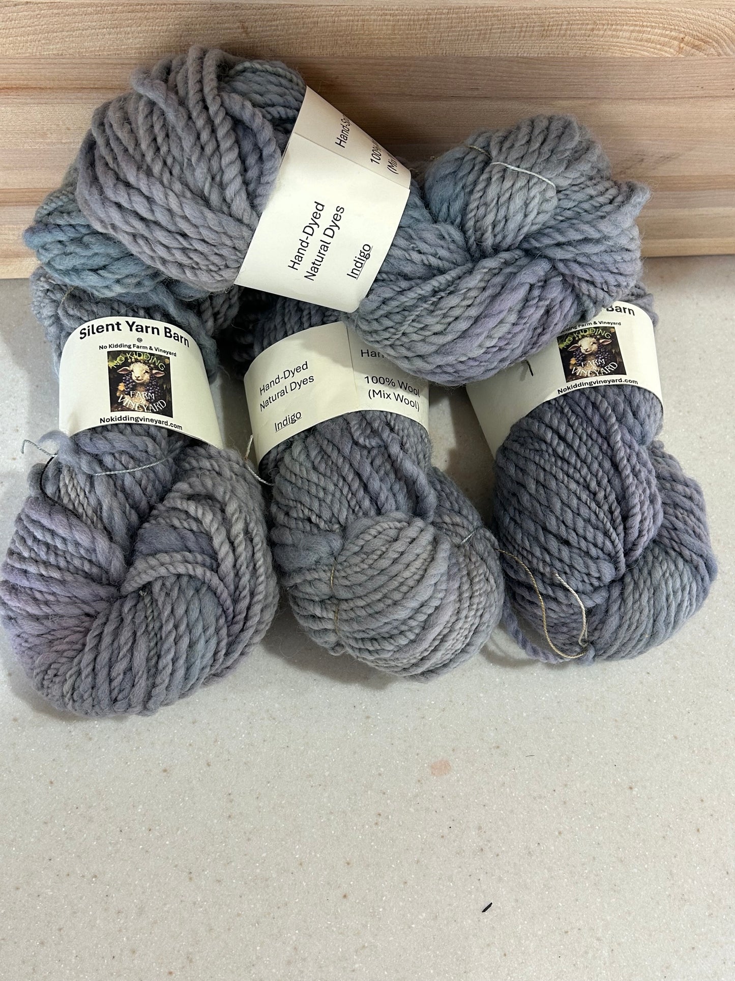 Gray Indigo | Hand-Spun Wool