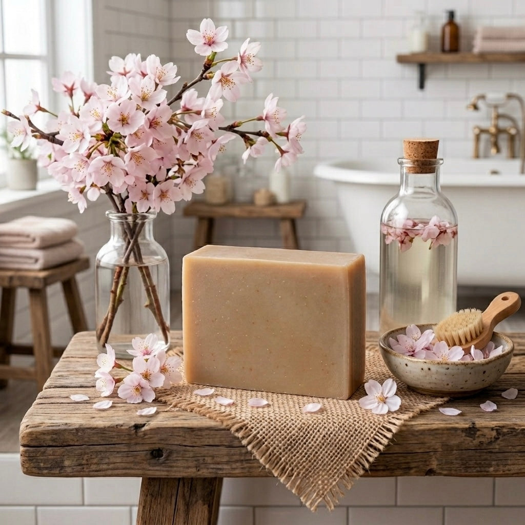 Cherry Blossom All Natural Goat Milk Soap