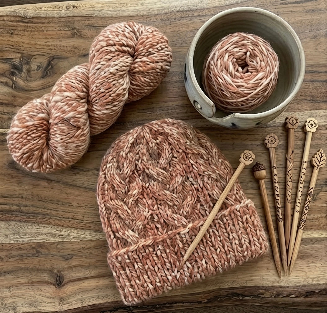 Candy Cane | Hand-Spun Wool