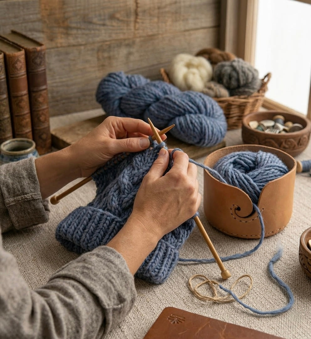 Gray Indigo | Hand-Spun Wool