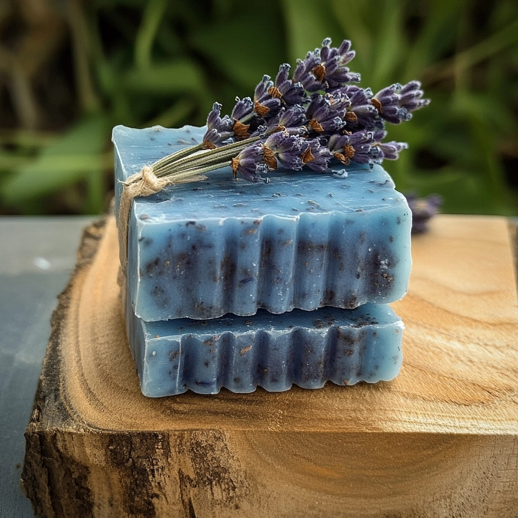 Handmade goat milk lavender soap product image 